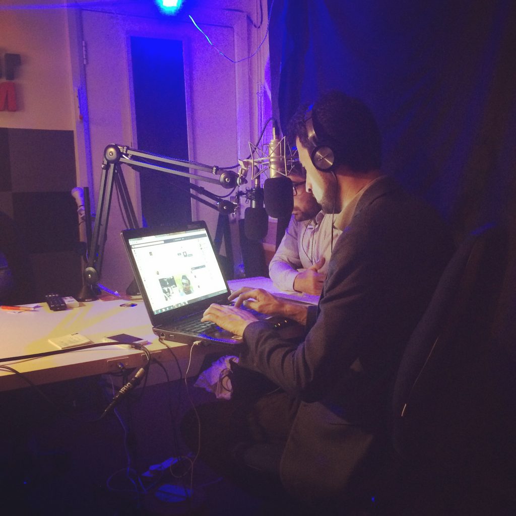 Azizrahman Omid Azizi presenting on Afghan Voice