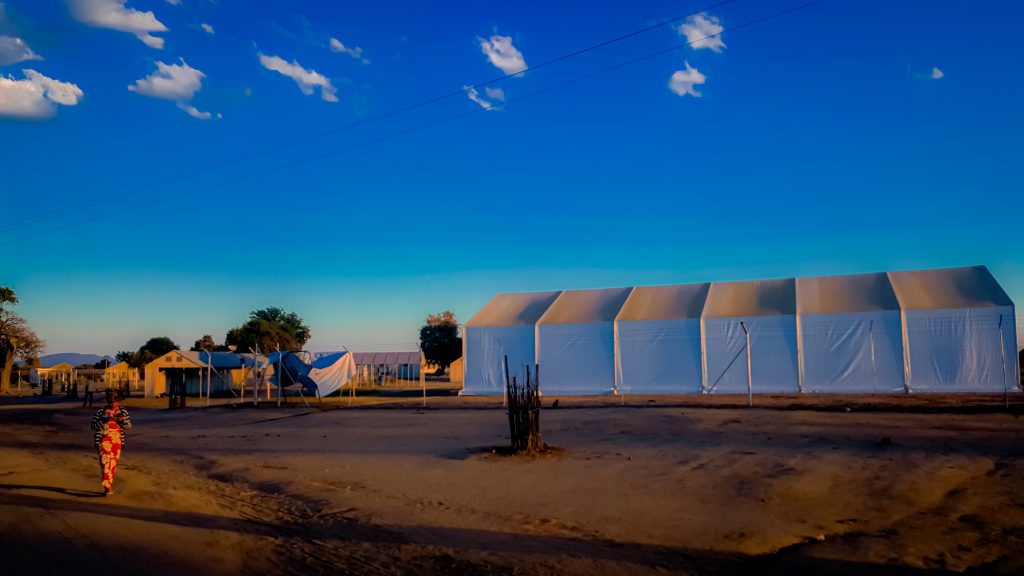 Refugee camp in Zimbabwe